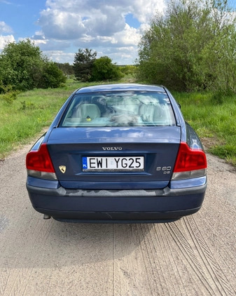 Volvo S60 cena 10000 przebieg: 296000, rok produkcji 2001 z Bieżuń małe 137